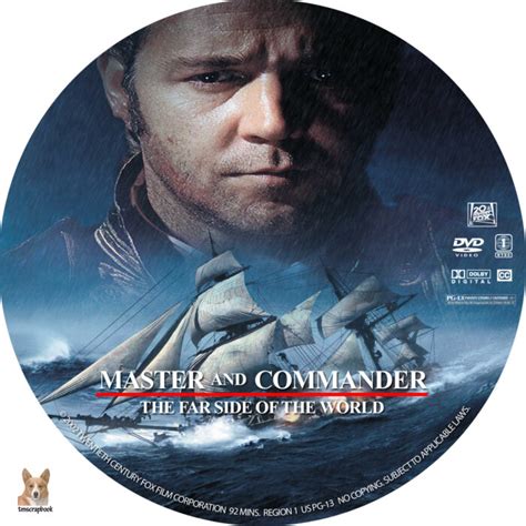 Master and Commander dvd labels (2002) R1 Custom