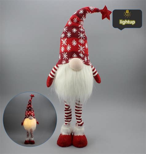 Holiday Christmas Gnome Wholesale Standing Christmas Gnome With