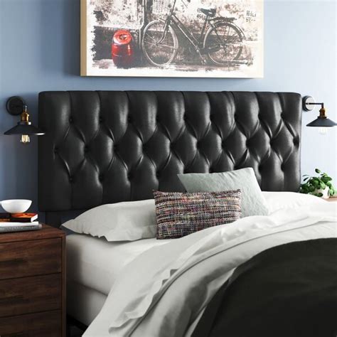 Latitude Run® Sawtooth Upholstered Headboard And Reviews Wayfair