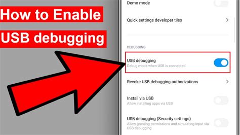 How To Enable Usb Debugging On Android Mobile Youtube