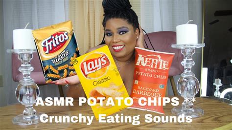 ASMR Potato Chips Crunchy Eating Sound YouTube