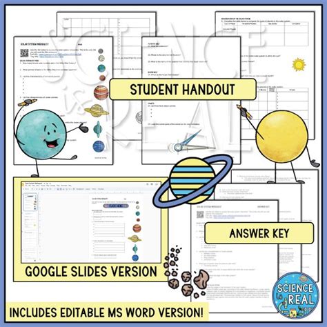 Solar System Webquest Science Is Real Education