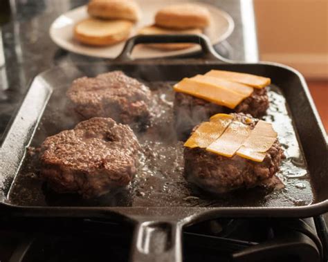 How To Make Burgers Easy Stovetop Method The Kitchn