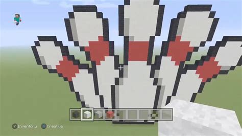 Bowling Pins Minecraft Pixel Art Youtube