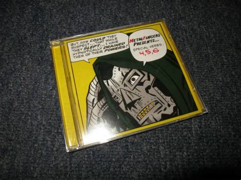 Mf Doom Metal Fingers Presents Special Herbs Vol Cd Rare Og Pressing