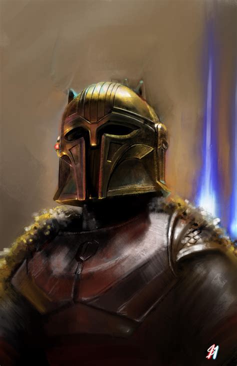 The Armorer - From the Mandalorian- Digitally painted by Sean Miller ...