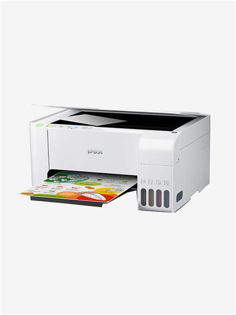 Buy Epson Ecotank L3156 All In One Wi Fi Inkjet Printer White Online At Best Price Tata Cliq