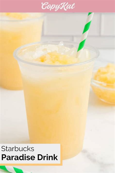 Starbucks Paradise Drink Copykat Recipes Tasty Made Simple