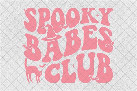 Halloween PNG Coquette Spooky Babes Club Graphic By Createaip