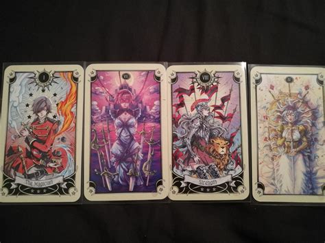 I picked up a copy of the Mystical Manga tarot the other day. I have ...