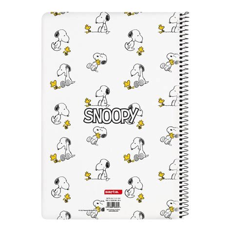 Libreta De Anillas Snoopy Friends Forever A4 Amigos Para Siempre