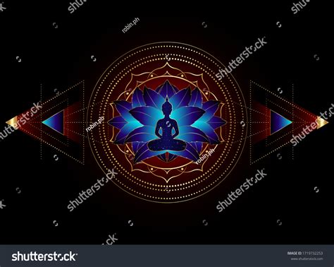 Chakra Concept Inner Love Light Peace Stock Vector Royalty Free