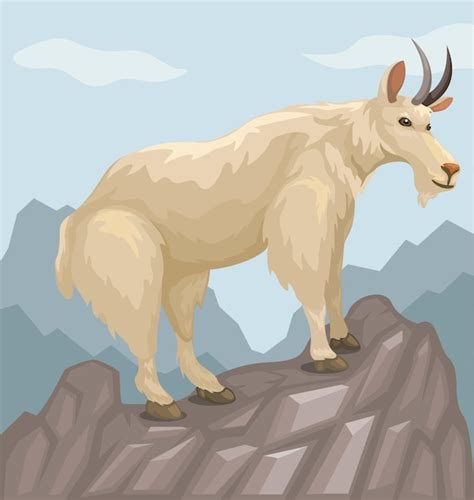 Mountain Goat Cartoon