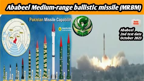 Pakistan Successfully Conduct Medium Range Ballistic Missile Ababeel Ll