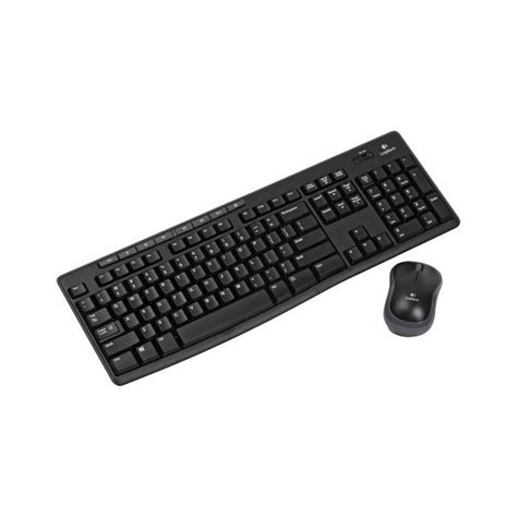 Logitech MK270 RF Wireless QWERTY Black Mouse and Keyboard Combo - US Layout