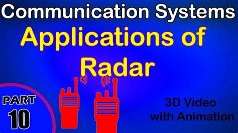 Applications Of Radar Communication System Class Physics Subject