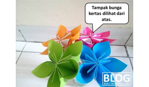 Cara Membuat Bunga Dari Kertas Origami Yang Sangat Mudah Easy Origami