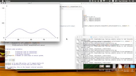 2D Diffusion Equation Using Python Scipy And VPython YouTube