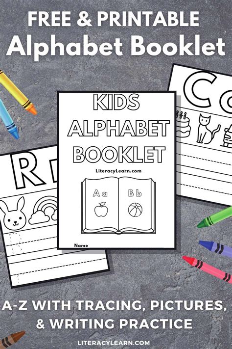 Printable Alphabet Book For Kids Free Download Literacy Learn