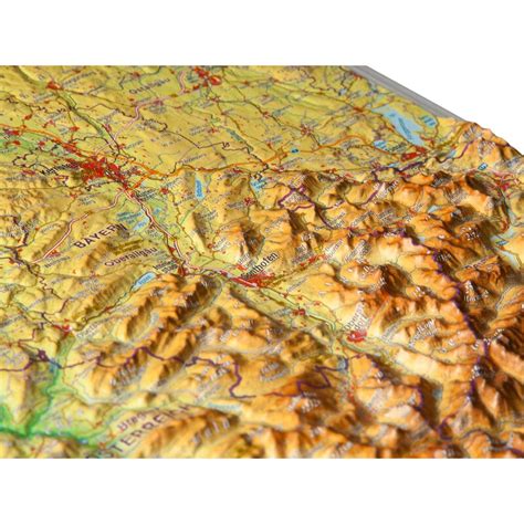 Georelief Regional Karte Allg U Bodensee D Reliefkarte X Cm