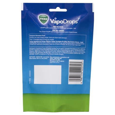 Vicks VapoDrops Original Flavour | Bulk 42 Lozenges