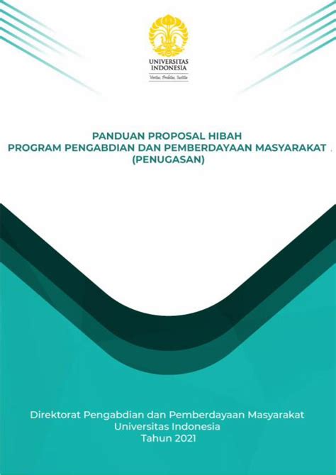 PDF PANDUAN PROPOSAL HIBAH PROGRAM PENGABDIAN DAN DOKUMEN TIPS