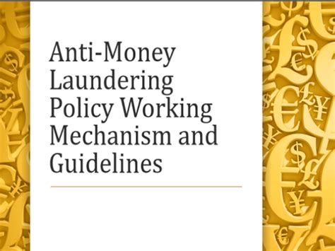 Anti Money Laundering Policies And Procedures And Risk Assessments Upwork