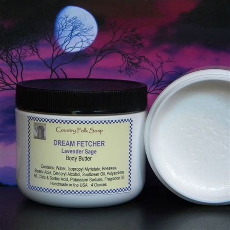 Dream Fetcher Lavender Sage Body Butter Natural Lavendar Body Butter For Very Dry Sensitive