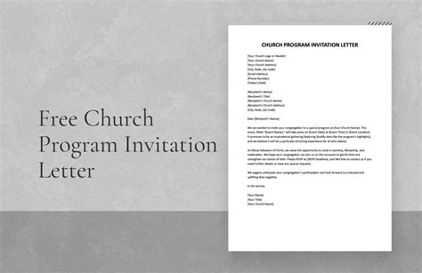 Church Letter Templates Edit Online And Download