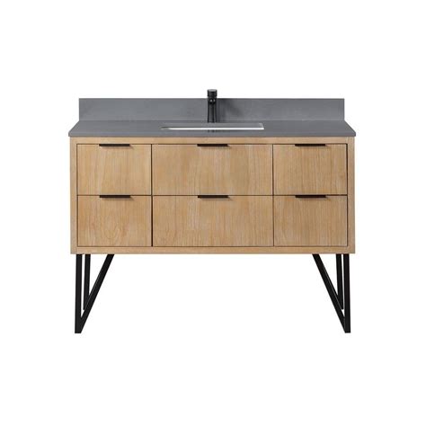 Altair Helios In W X In D Single Sink Bath Vanity In Weathered