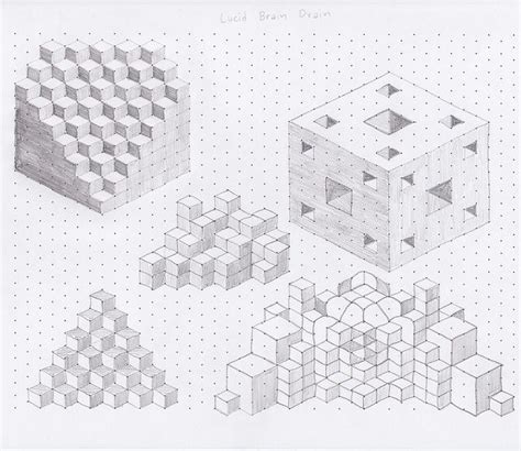 13 best Isometric Grid Art images on Pinterest