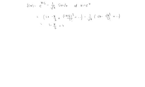 Solved Use The Maclaurin Series Expansions For E X Sinx And Cosx