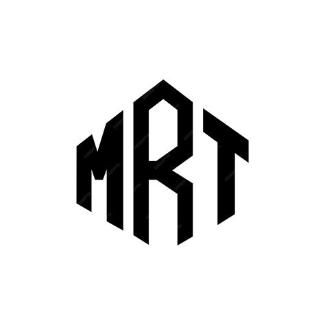 Premium Vector Mrt Letter Logo Design With Polygon Shape Mrt Polygon