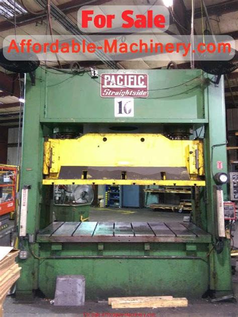 Ton Pacific Straight Side Hydraulic Press For Sale Call