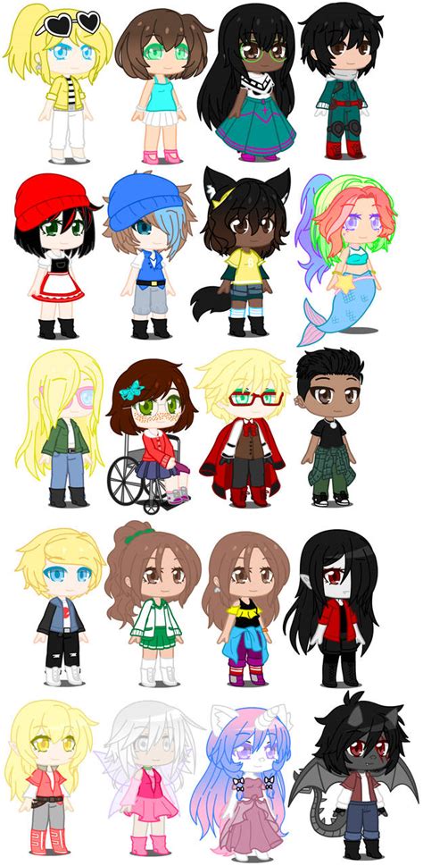 My Other Oc's Halloween Costumes (Gacha Club) by ArwenTheCuteWolfGirl on DeviantArt