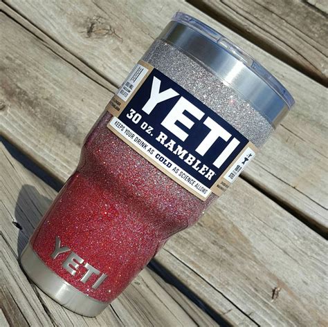 Glitter Yeti Rtic Cup Tumbler Stainless Steel 30 Oz Yeti