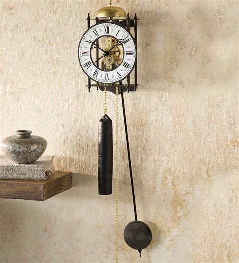 Hermle® Iron Skeleton Wall Clock Wind And Weather