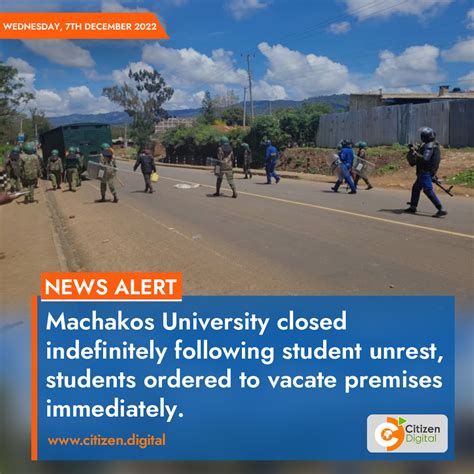 Hot 96 FM Kenya On Twitter Machakos University Closed Indefinitely