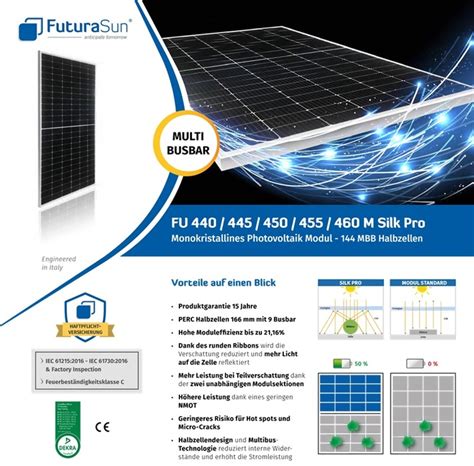 Sunpro 430W M10 N Type Mono Bifacial Schwarz Solarmodul Epp 40 OFF