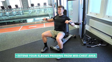 How To Do Seated Cable Chest Press Exercise Demo YouTube