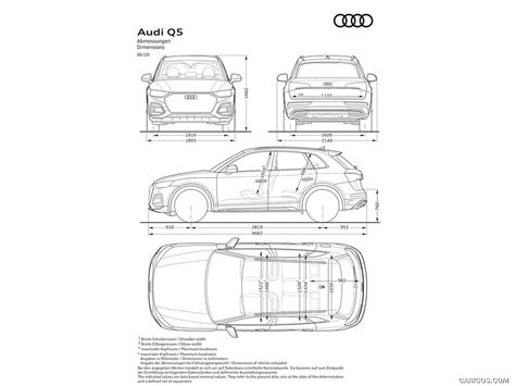 Audi Q5 2021my Dimensions