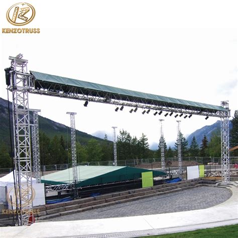 Backdrop Stage Truss Ground Support Truss System Aluminum LED Screen