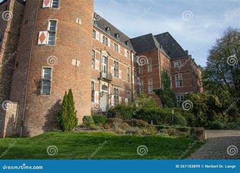 Castle Bedburg stock image. Image of green, architecture - 261183899