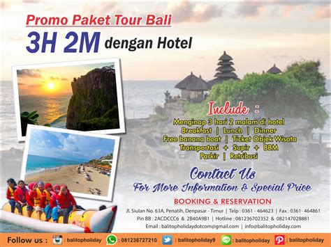 Paket Tour Bali Murah Temanbali By Bali Top Holiday