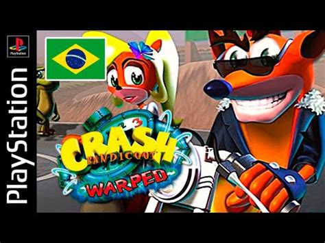 CRASH BANDICOOT 3 WARPED PS1 1 Gameplay do início do jogo em