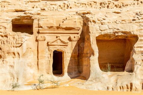 Jabal Al Banat Complex Of Nabataean Tombs Hegra Al Ula Saudi Arabia