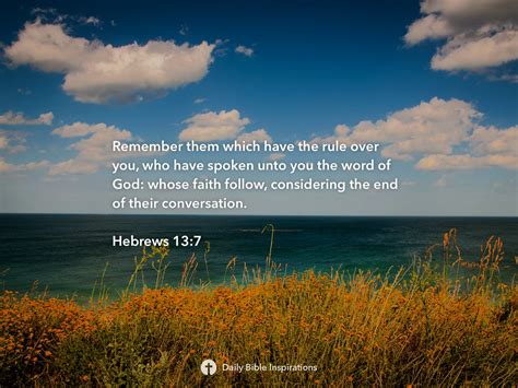 Hebrews Daily Bible Inspirations