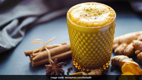 Turmeric Milk Tea Recipe - NDTV Food