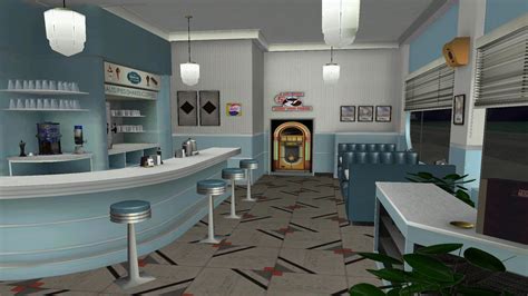 1955 Lou's Cafe - In Game - Night image - Back to the Future: Hill ...