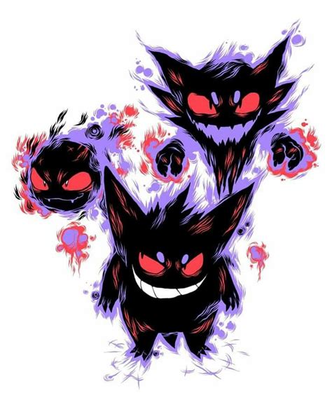 Pokémons Fantasmas Pokemon Sketch Ghost Pokemon Pokemon